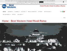 Tablet Screenshot of hotelrivoliroma.com